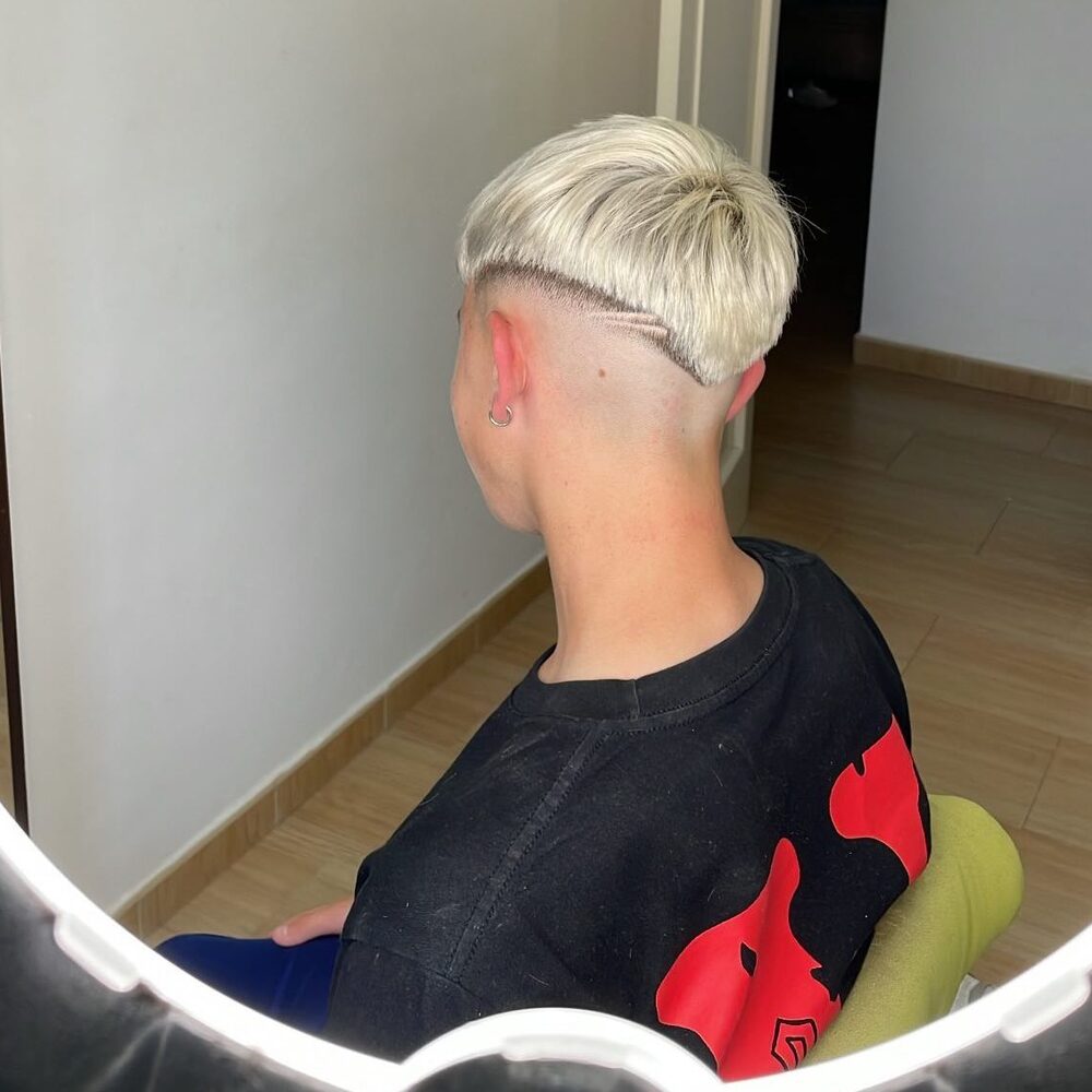 Degradado bajo con diseño — Hector Alises Barber