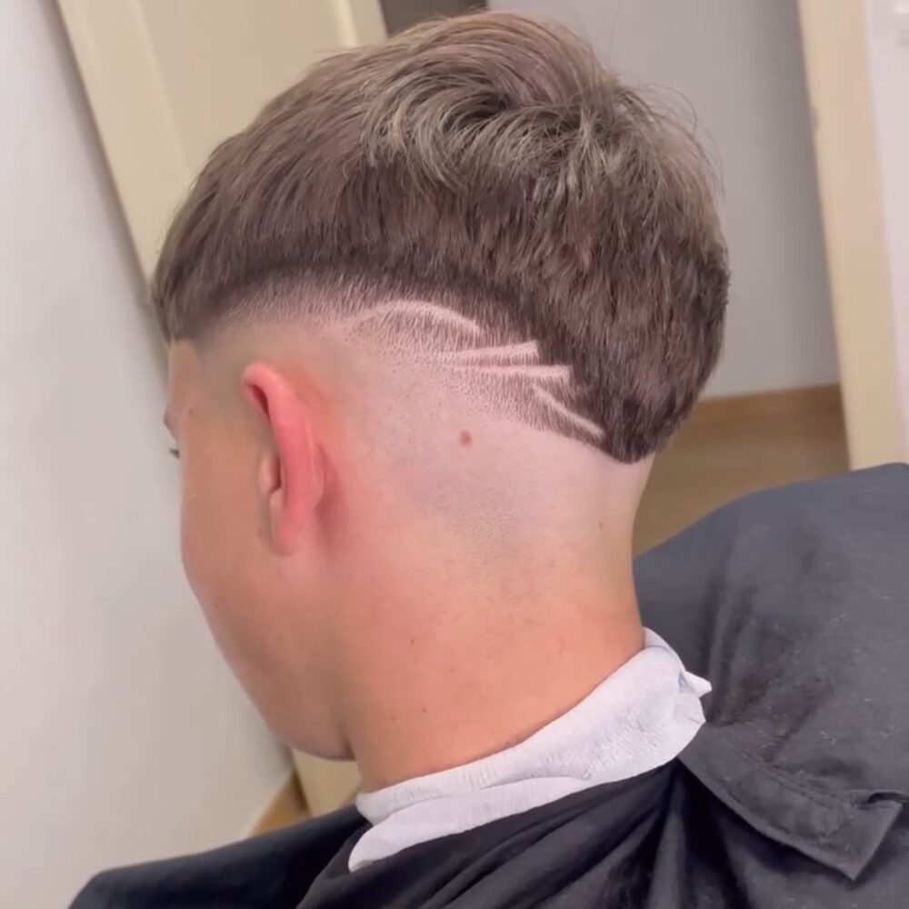 Degradado con líneas onduladas — Hector Alises Barber